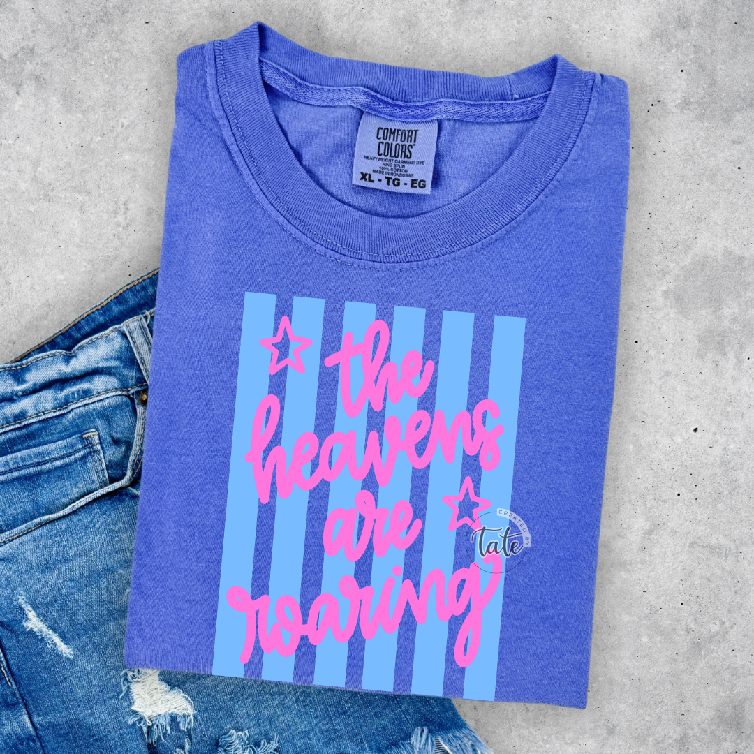 STRIPE HEAVENS ARE ROARING - PINK