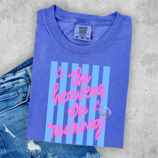 STRIPE HEAVENS ARE ROARING - PINK