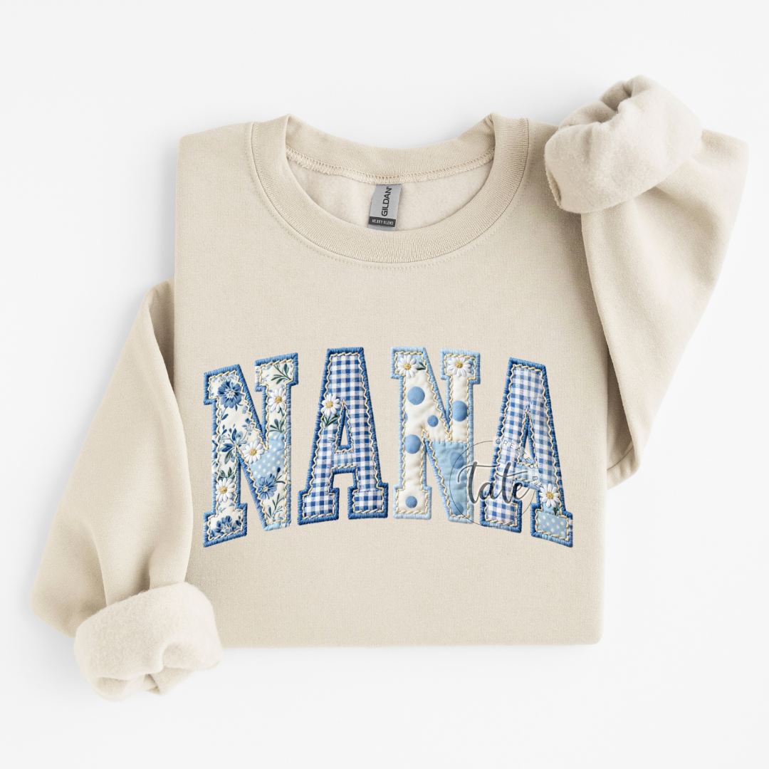 FAUX PATCHWORK NANA