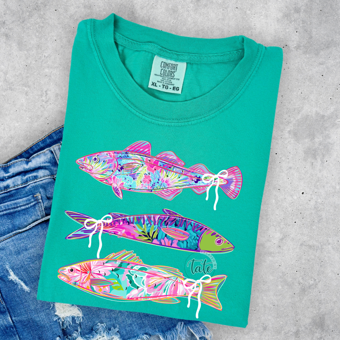 FLORAL + BOW FISHIES