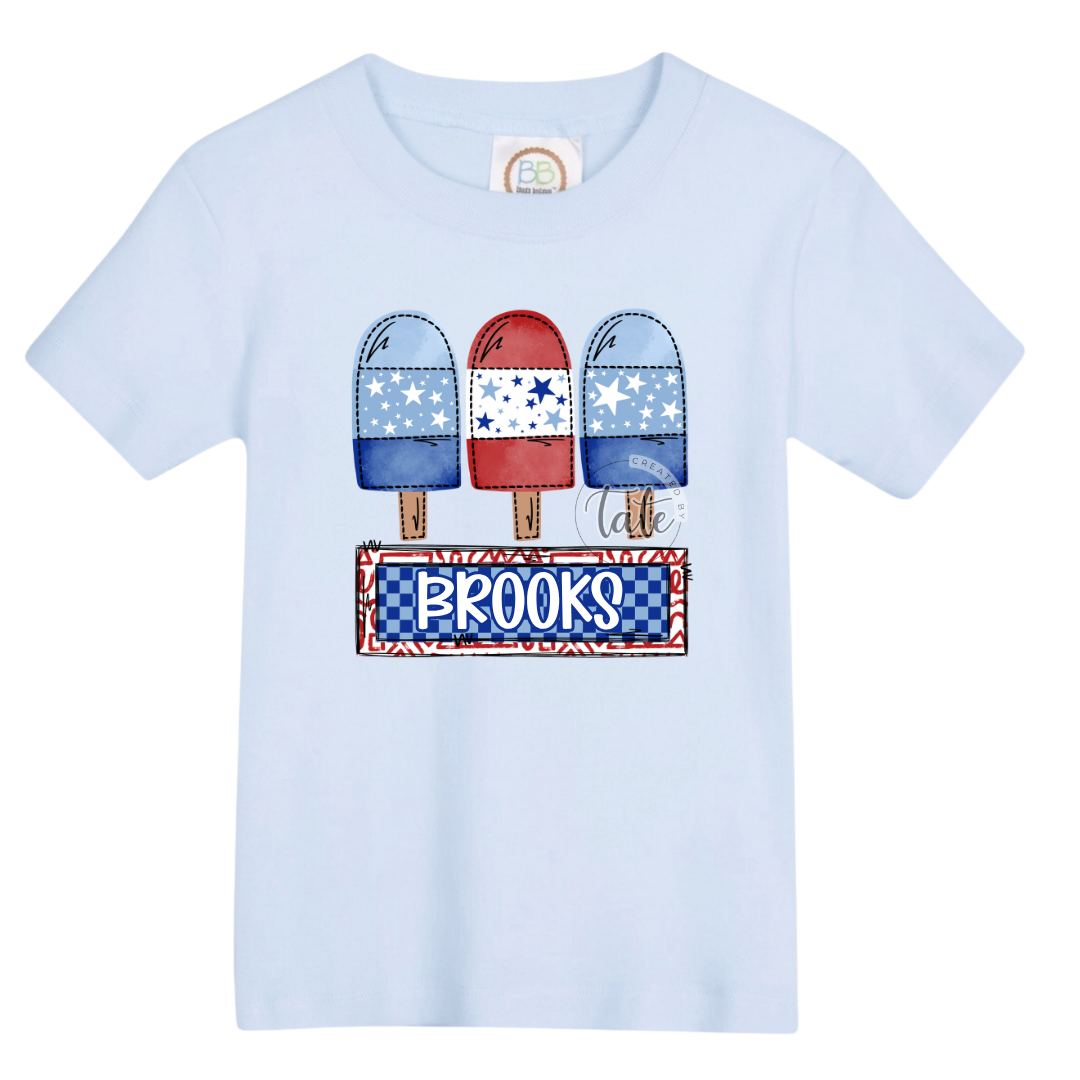 AMERICAN POPSICLE NAME PLATE - INFANT + YOUTH