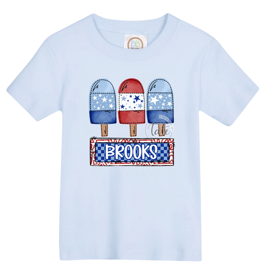 AMERICAN POPSICLE NAME PLATE - INFANT + YOUTH