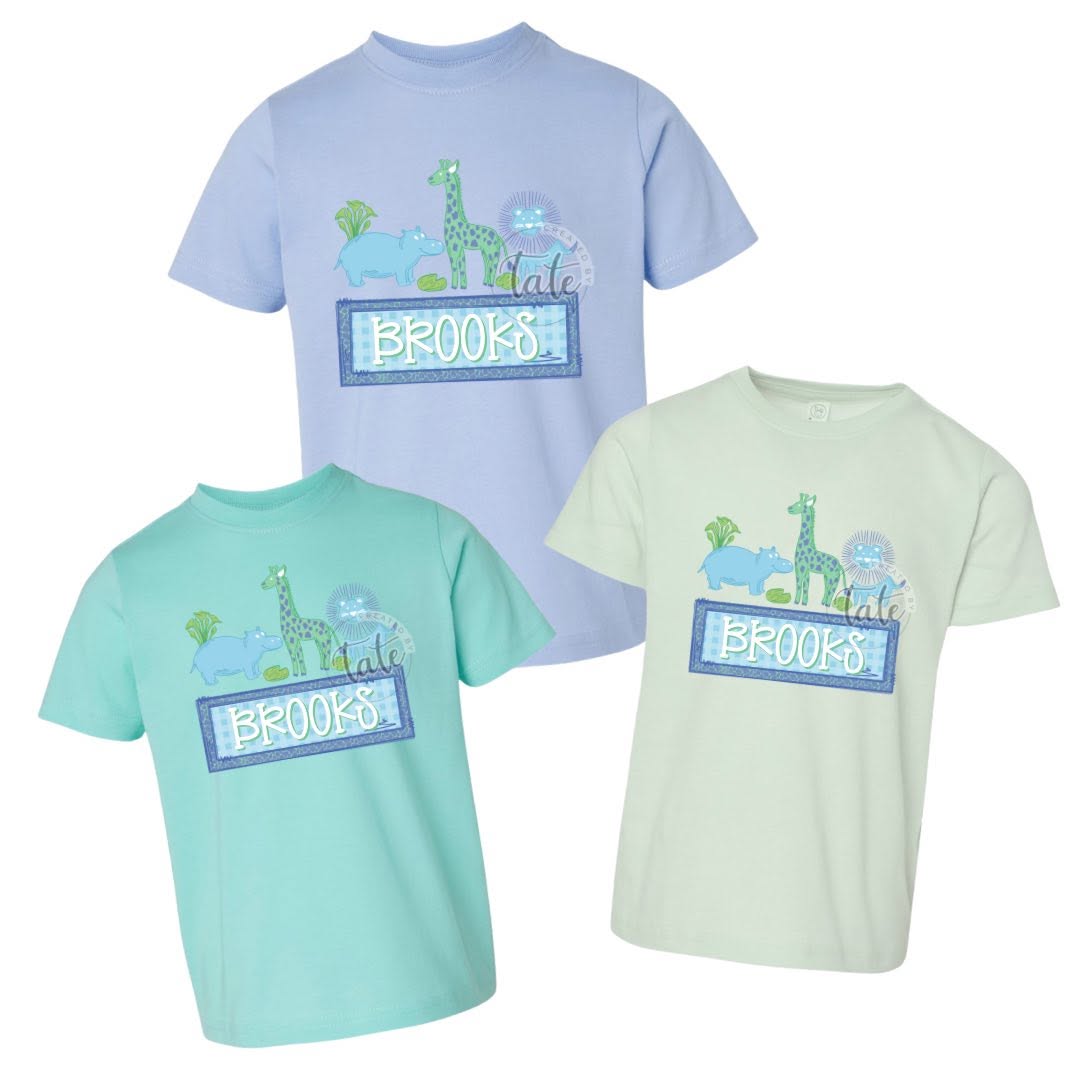 DEAL OF THE WEEK | ZOO FRIENDS NAME PLATE - INFANT + YOUTH
