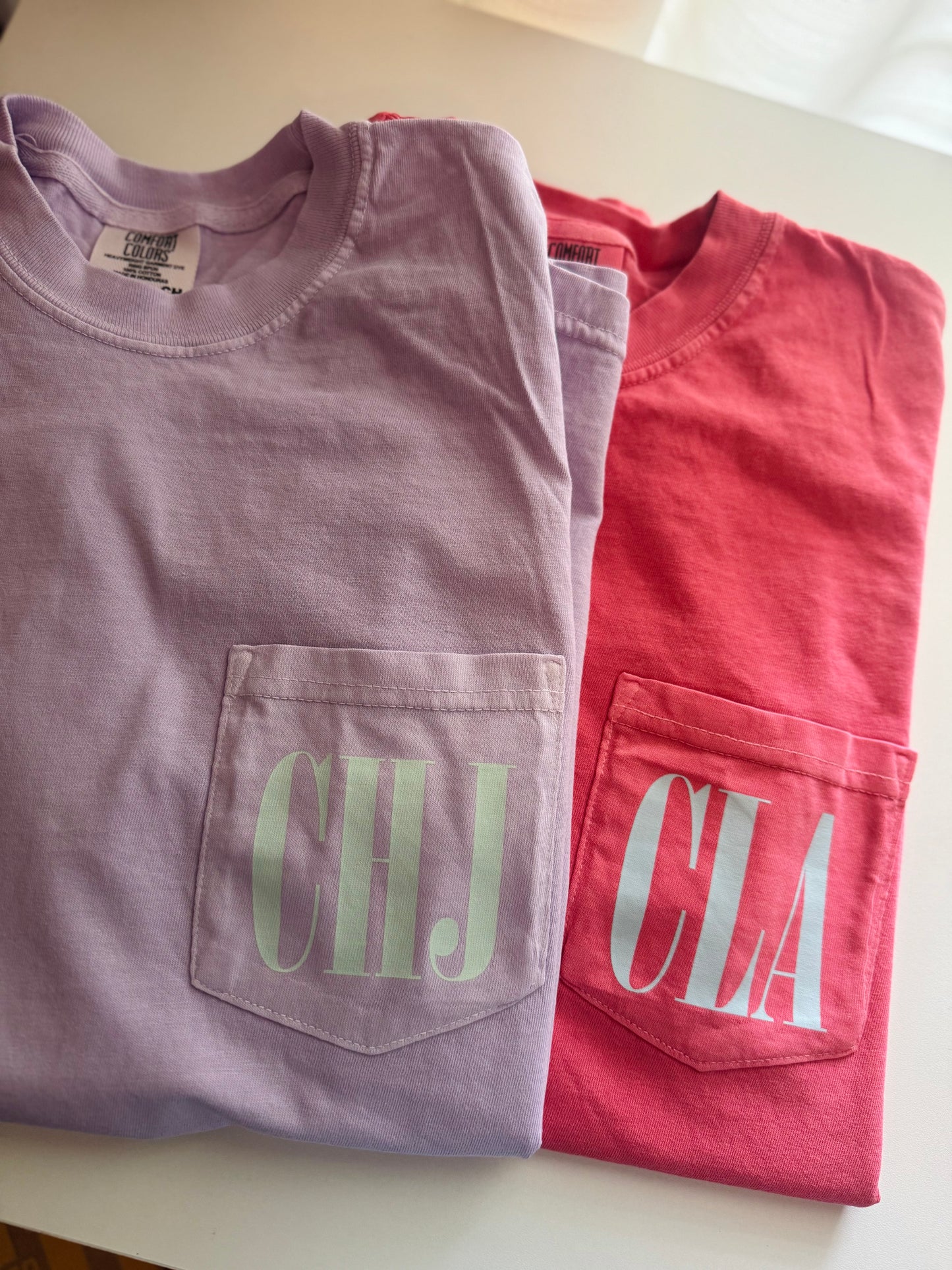 MONOGRAM POCKET TEE