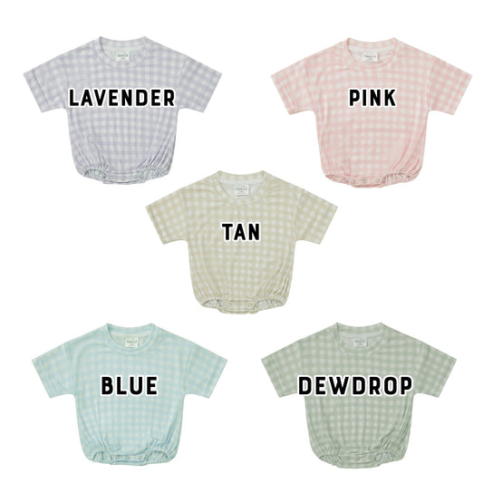 CUSTOM GINGHAM BUBBLE - INFANT + TODDLER