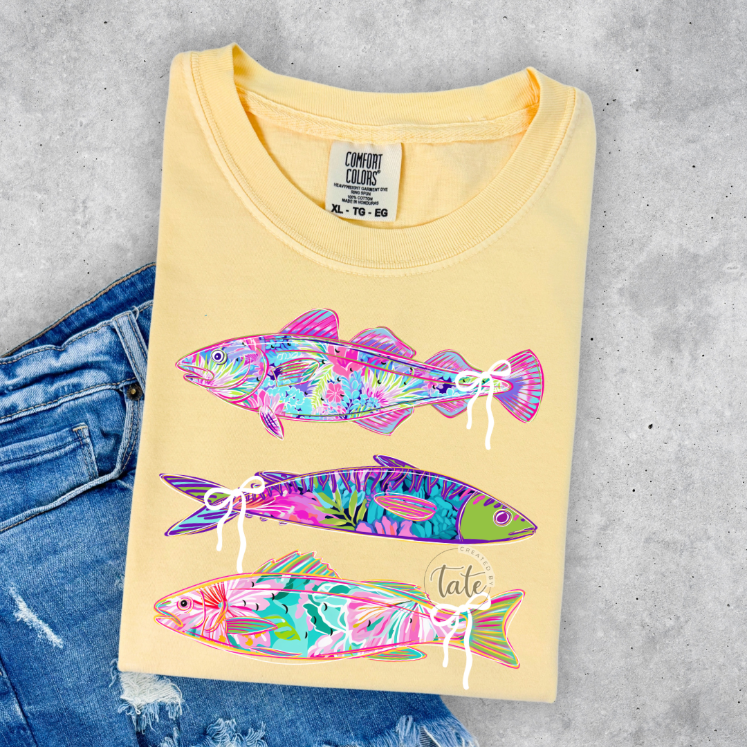 FLORAL + BOW FISHIES