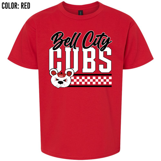 CHECKERED BELL CITY CUBS - YOUTH + ADULT
