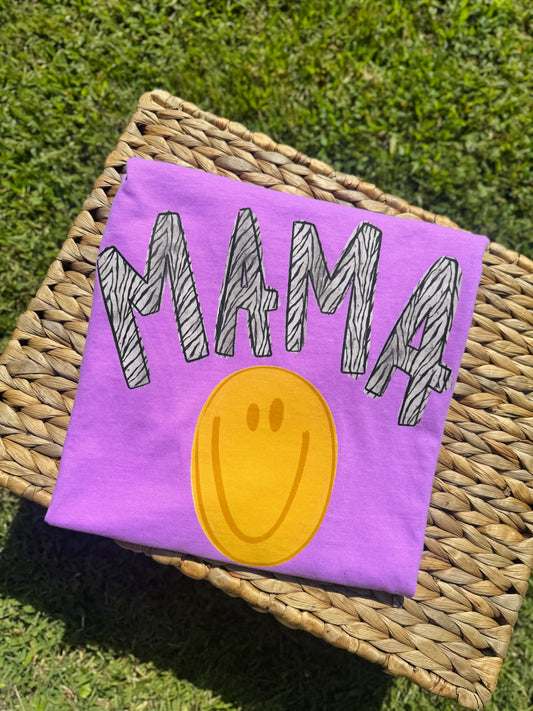 ZEBRA SMILEY MAMA