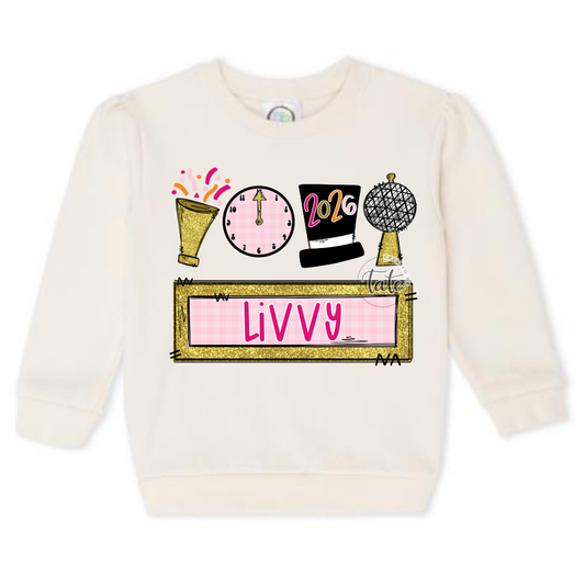 CLASSIC NEW YEARS SWEATSHIRT - GIRLS