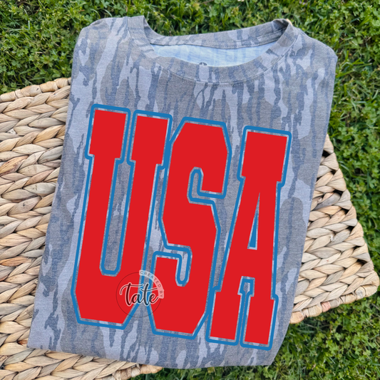 CUSTOM CAMO TEE - YOUTH/ADULT