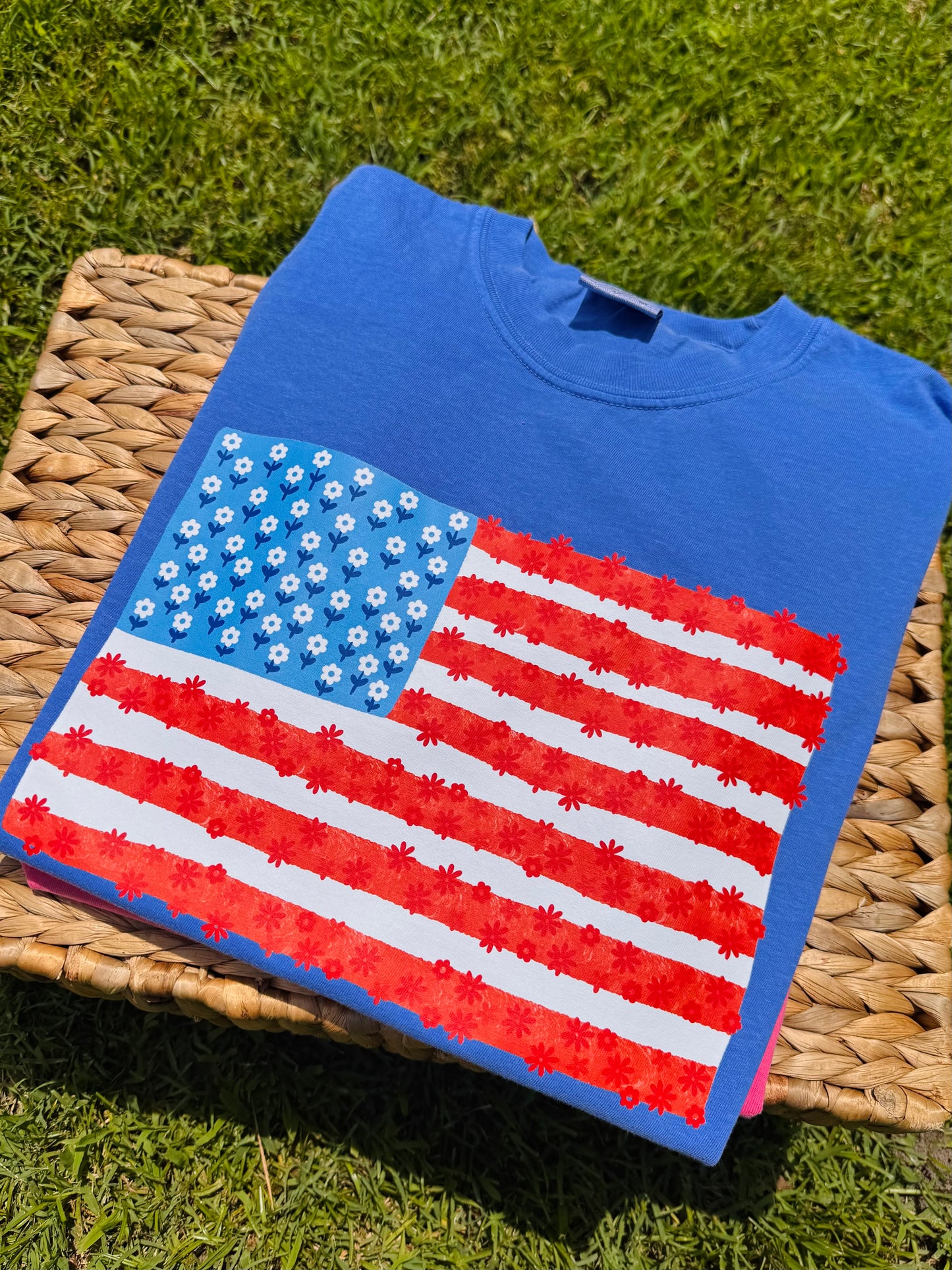 POPPY AMERICAN FLAG