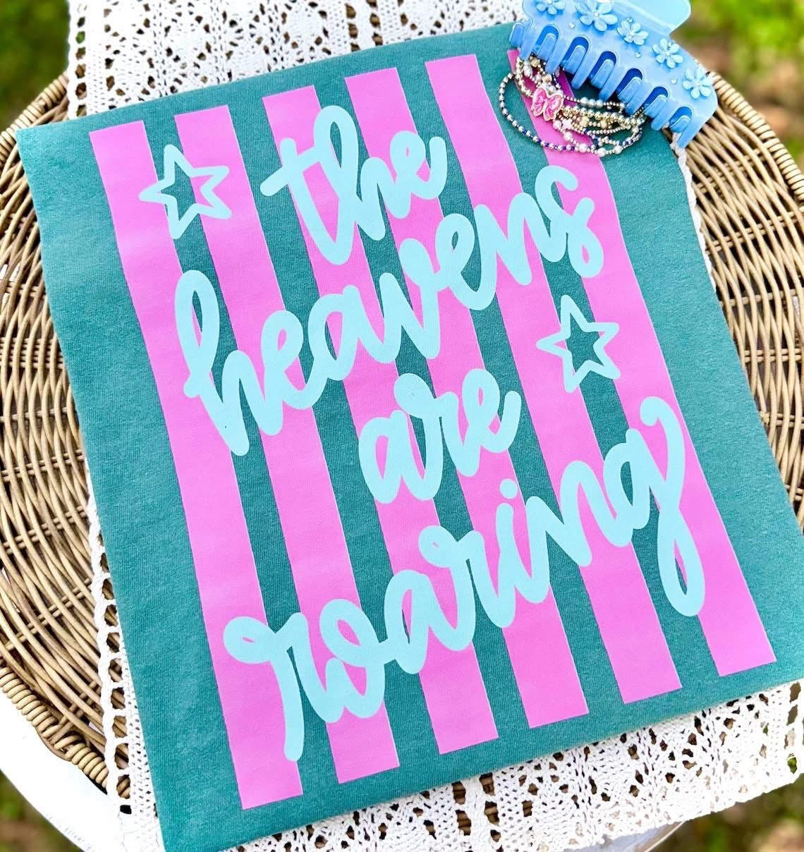 STRIPE HEAVENS ARE ROARING - BLUE