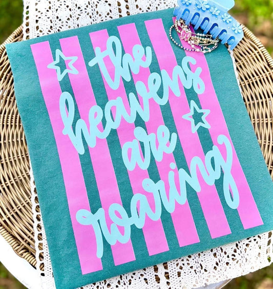 STRIPE HEAVENS ARE ROARING - BLUE