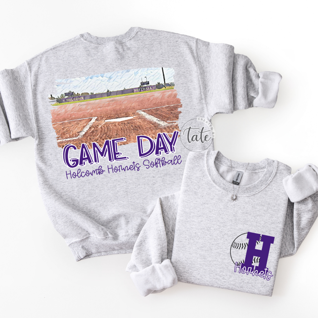 HOLCOMB HORNETS SOFTBALL GAME DAY - FRONT + BACK