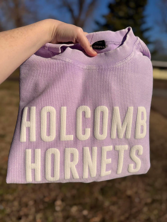 CHICKA-D | CUSTOM CORDED CREW - LILAC