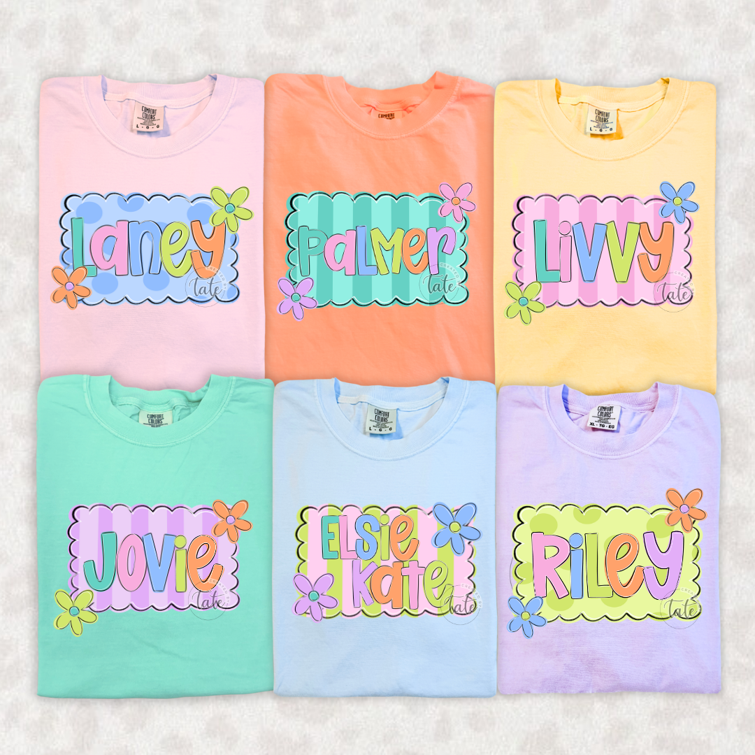 JUNIPER BLOOM PERSONALIZED TEE - INFANT + YOUTH