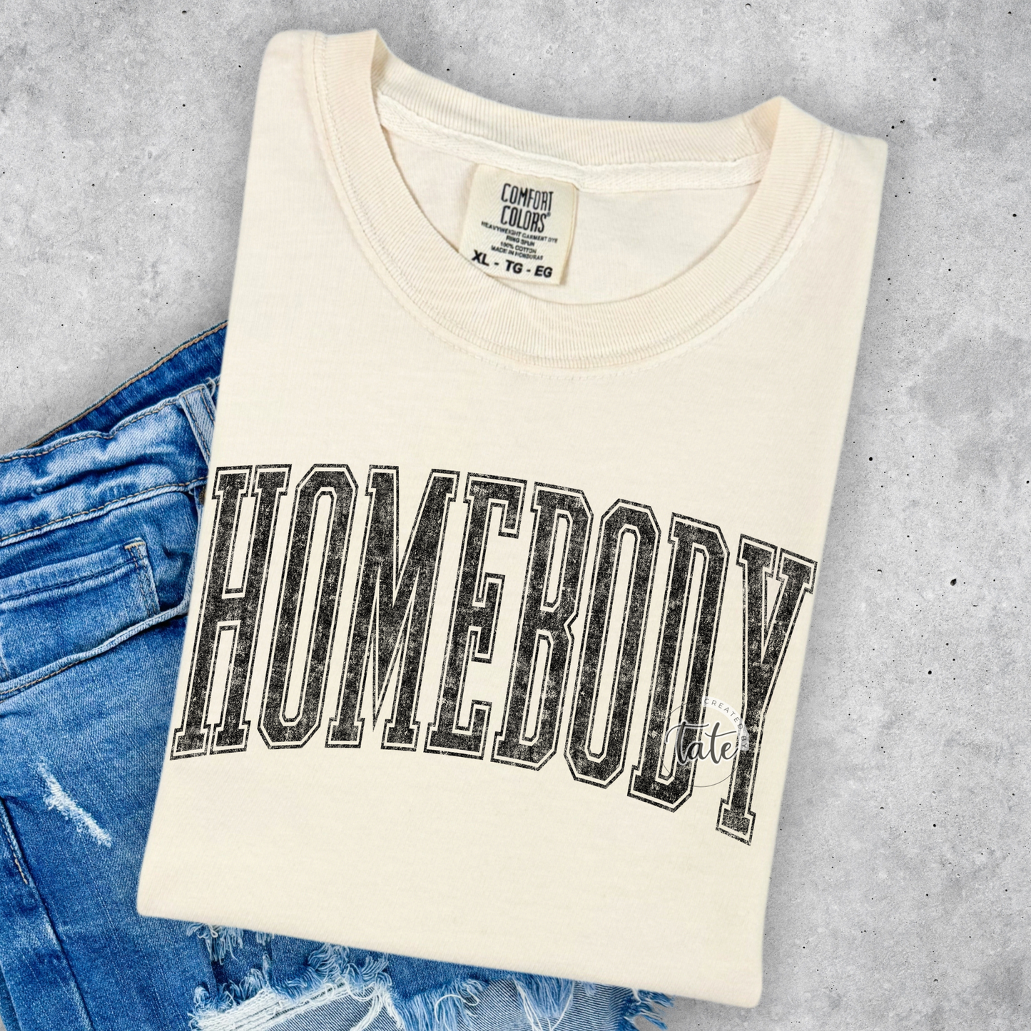 DISTRESSED VARSITY - HOMEBODY