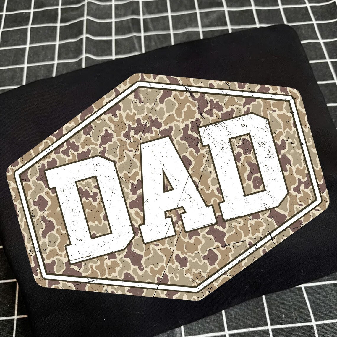 CAMO DAD - FRONT + BACK