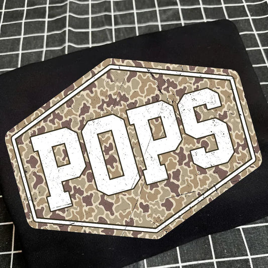 CAMO POPS - FRONT + BACK