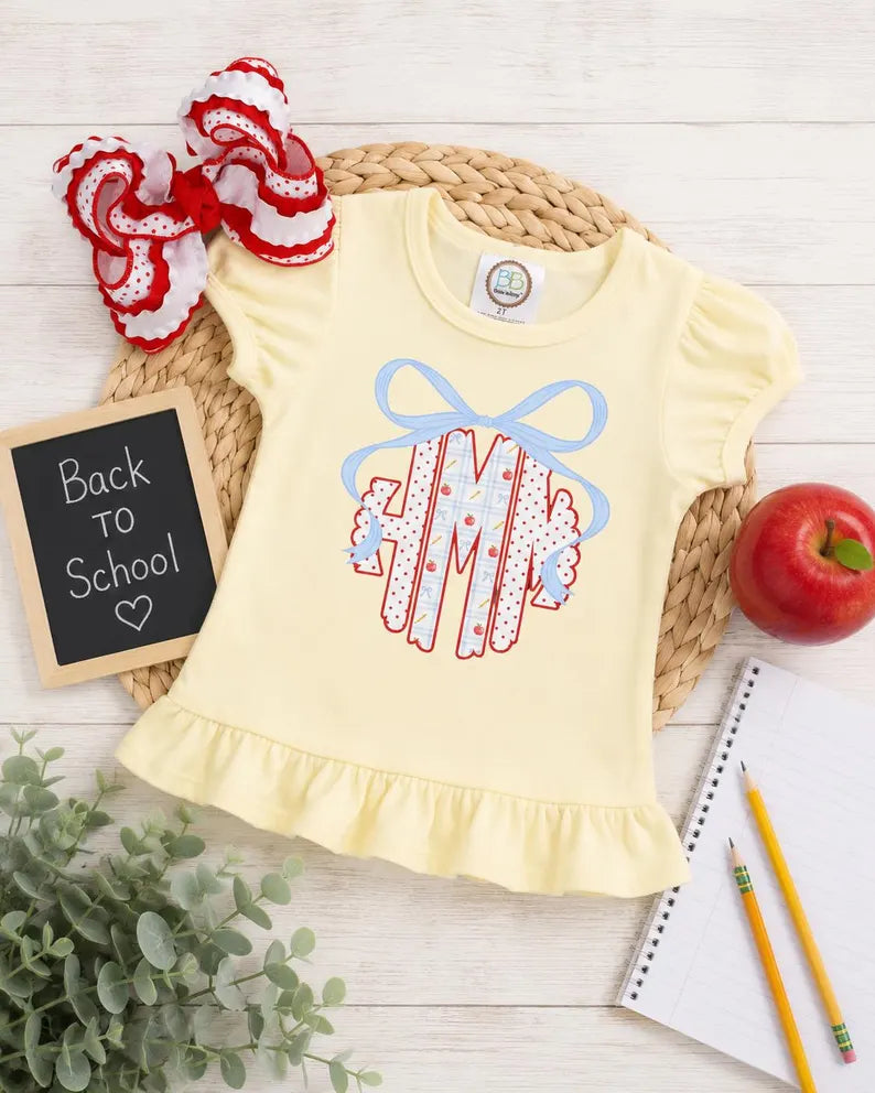 SCHOOL VIBES MONOGRAM - YOUTH + ADULT